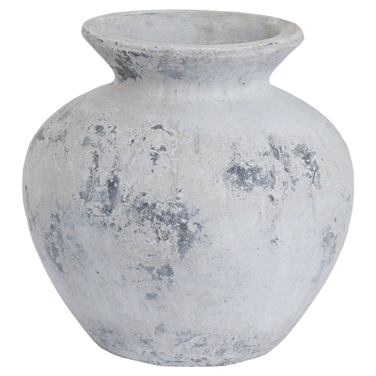 Darcy Antique White Vase | Description Introducing the Darcy Antique White Vase - the perfect addition to your home decor. Display your favorite flowers or greenery in this timeless and unique Greek-inspired vase. With a beautiful white finish, this vase