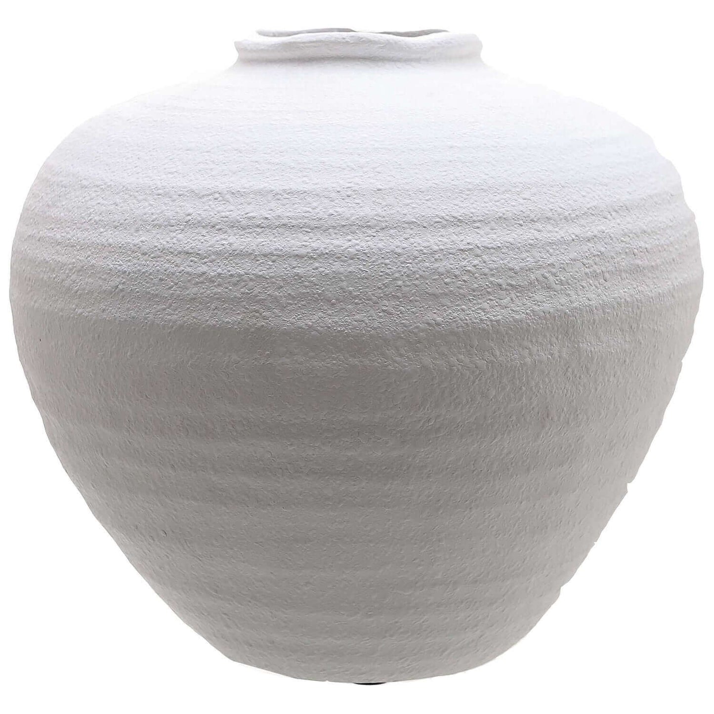 Regola Large Matt White Ceramic Vase | Description This sleek and modern Regola Large Matt White Ceramic Vase is the perfect addition to any home. Its versatile design allows for the display of both faux and real flowers, making it a practical and stylish