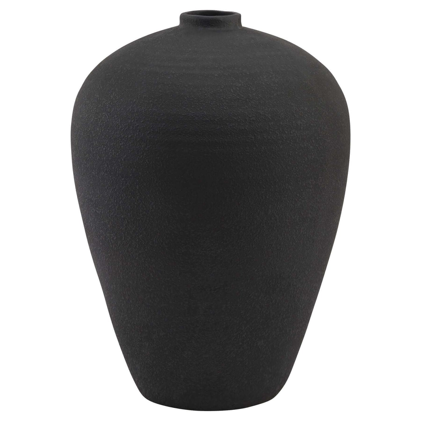 Matt Black Tall Astral Vase | Description The Matt Black Tall Astral Vase is a sleek and modern addition to any home. Its large size allows for versatile styling options, whether standing on the floor or paired with a smaller vase for a dynamic display. I