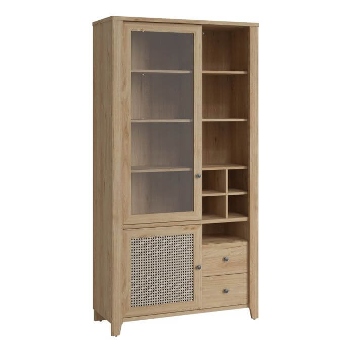 Cestino 2 Door 2 Drawer Display Cabinet | Transform Your Space with the Cestino 2 Door 2 Drawer Display Cabinet Description Introducing the Cestino 2 Door 2 Drawer Display Cabinet from the latest Cestino collection. This stunning piece blends tradition an