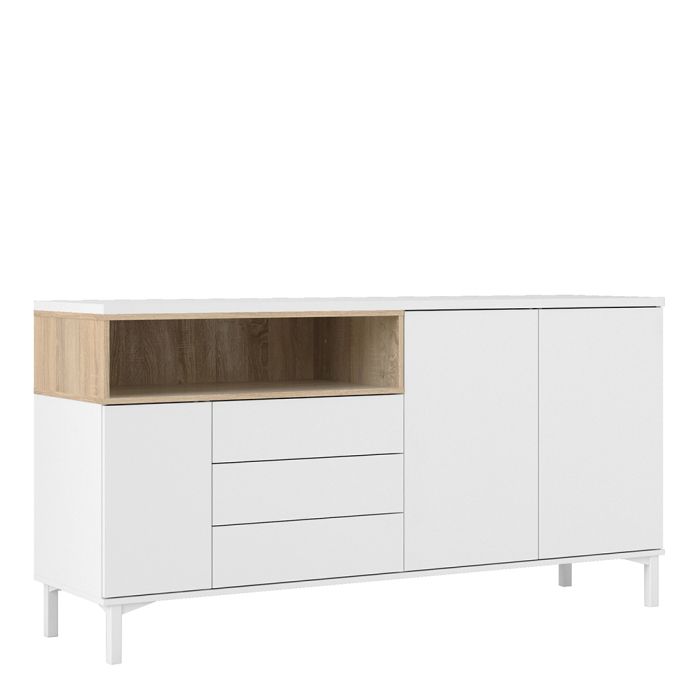 Roomers 3 Drawer 3 Door Sideboard