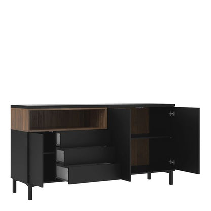 Roomers 3 Drawer 3 Door Sideboard