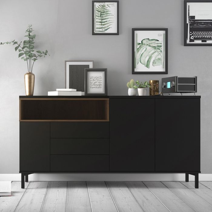 Roomers 3 Drawer 3 Door Sideboard