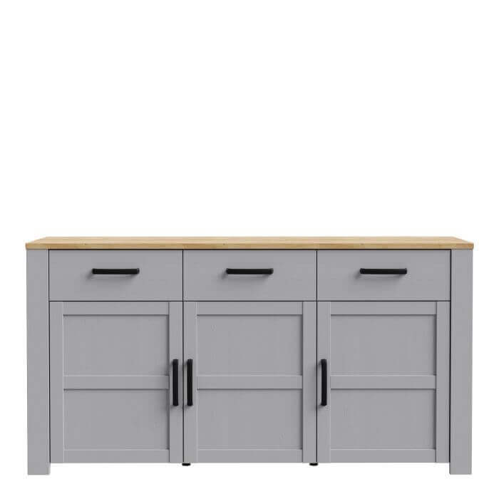 Bohol 3 Door 3 Drawer Sideboard | Discover the Rustic Elegance of the Bohol 3 Door 3 Drawer Sideboard Description Embrace the timeless charm and rustic style of the Bohol 3 Door 3 Drawer Sideboard. This exquisite piece is designed with simplicity and natu