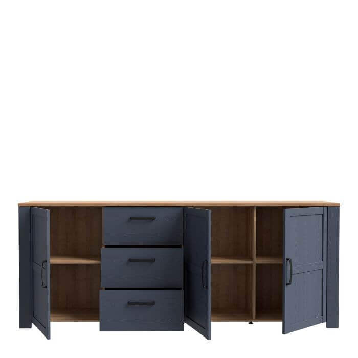 Bohol Large 3 Door 3 Drawer Sideboard | Discover Timeless Elegance with the Bohol Large 3 Door 3 Drawer Sideboard Description The Bohol Large 3 Door 3 Drawer Sideboard brings a touch of rustic charm and natural elegance to your living space. With its simp