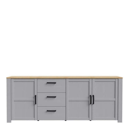 Bohol Large 3 Door 3 Drawer Sideboard | Discover Timeless Elegance with the Bohol Large 3 Door 3 Drawer Sideboard Description The Bohol Large 3 Door 3 Drawer Sideboard brings a touch of rustic charm and natural elegance to your living space. With its simp