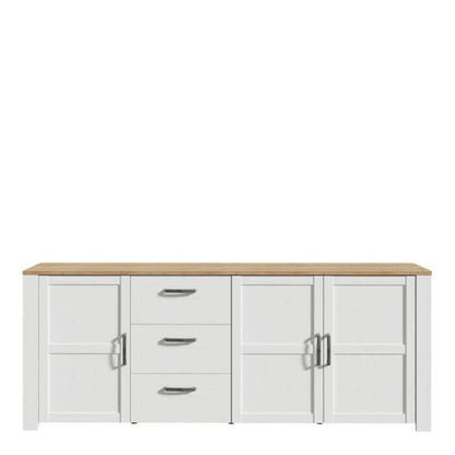 Bohol Large 3 Door 3 Drawer Sideboard | Discover Timeless Elegance with the Bohol Large 3 Door 3 Drawer Sideboard Description The Bohol Large 3 Door 3 Drawer Sideboard brings a touch of rustic charm and natural elegance to your living space. With its simp