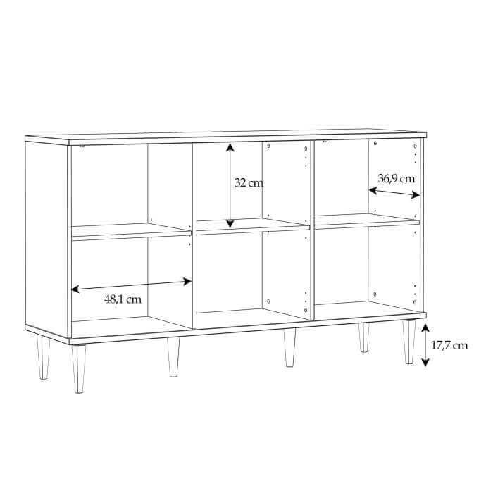 Calasetta 3 Door Sideboard in Rattan | Description The Calasetta Sideboard is a beautifully crafted furniture set, showcasing a mesmerizing rattan-like appearance. Its versatile design makes it a perfect addition to any living or dining space, seamlessly