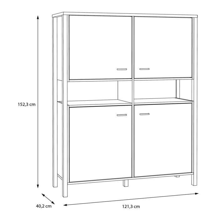 High Rock Storage Cabinet