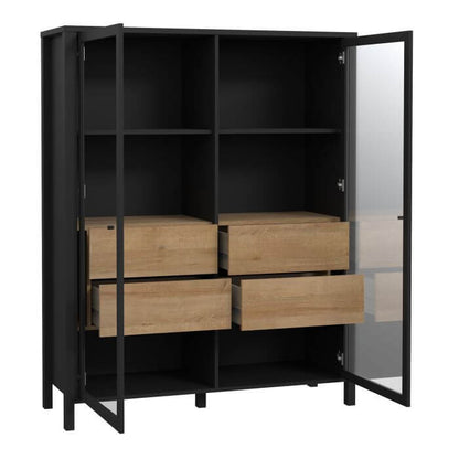 High Rock Wide Display Cabinet