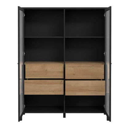 High Rock Wide Display Cabinet