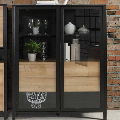 High Rock Wide Display Cabinet