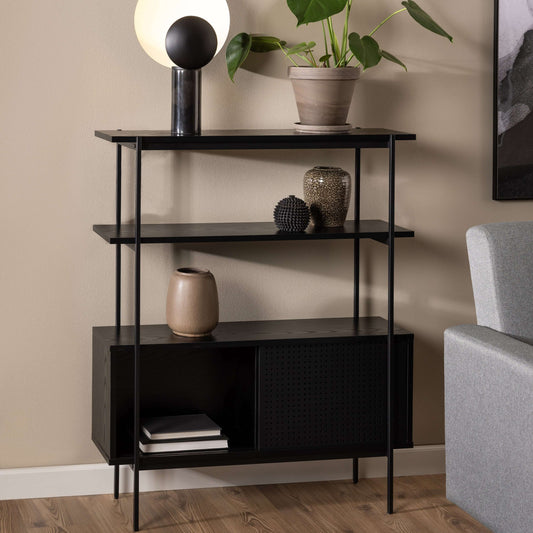 Angus Black Shelf Wall Unit | Transform Your Space with the Angus Black Shelf Wall Unit Description Elevate your living area with the Angus Black Shelf wall unit, a perfect blend of style and functionality. This contemporary piece, with its clean lines an