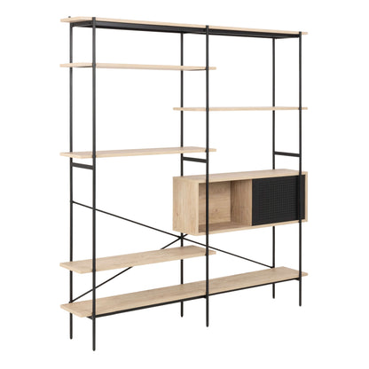 Angus Black Shelf Wall Unit Large | Elevate Your Space with the Angus Black Shelf Wall Unit Large Description Introducing the Angus Black Shelf Wall Unit Large, a modern and asymmetrical masterpiece designed to showcase your items with unparalleled flair.