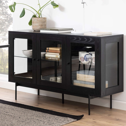 Angus Black 3 Door Sideboard | Modern Elegance Meets Practical Storage with the Angus Black 3 Door Sideboard Description The Angus Black 3 Door Sideboard offers a blend of modern design and functionality, perfect for any home. With its clean lines and lig