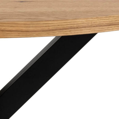 Heaven Wild Oak Top Dining Table