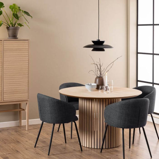 Liney Round Dining Table