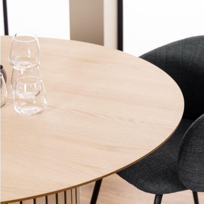 Liney Round Dining Table